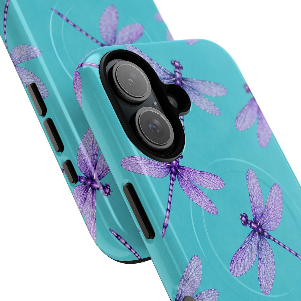 Turquoise Dragonfly Dreams – Tough Magnetic Phone Case
