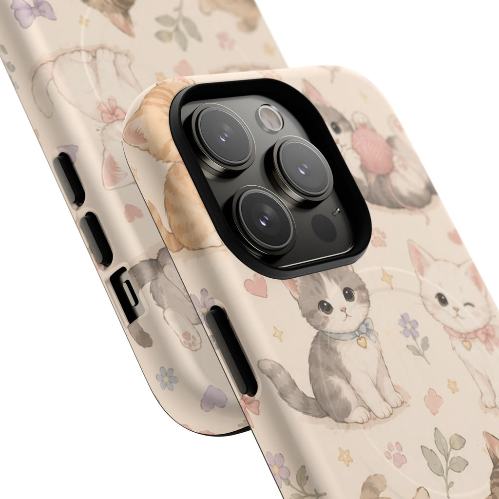 Kitten Cabana Club -Tough Magnetic Phone Case