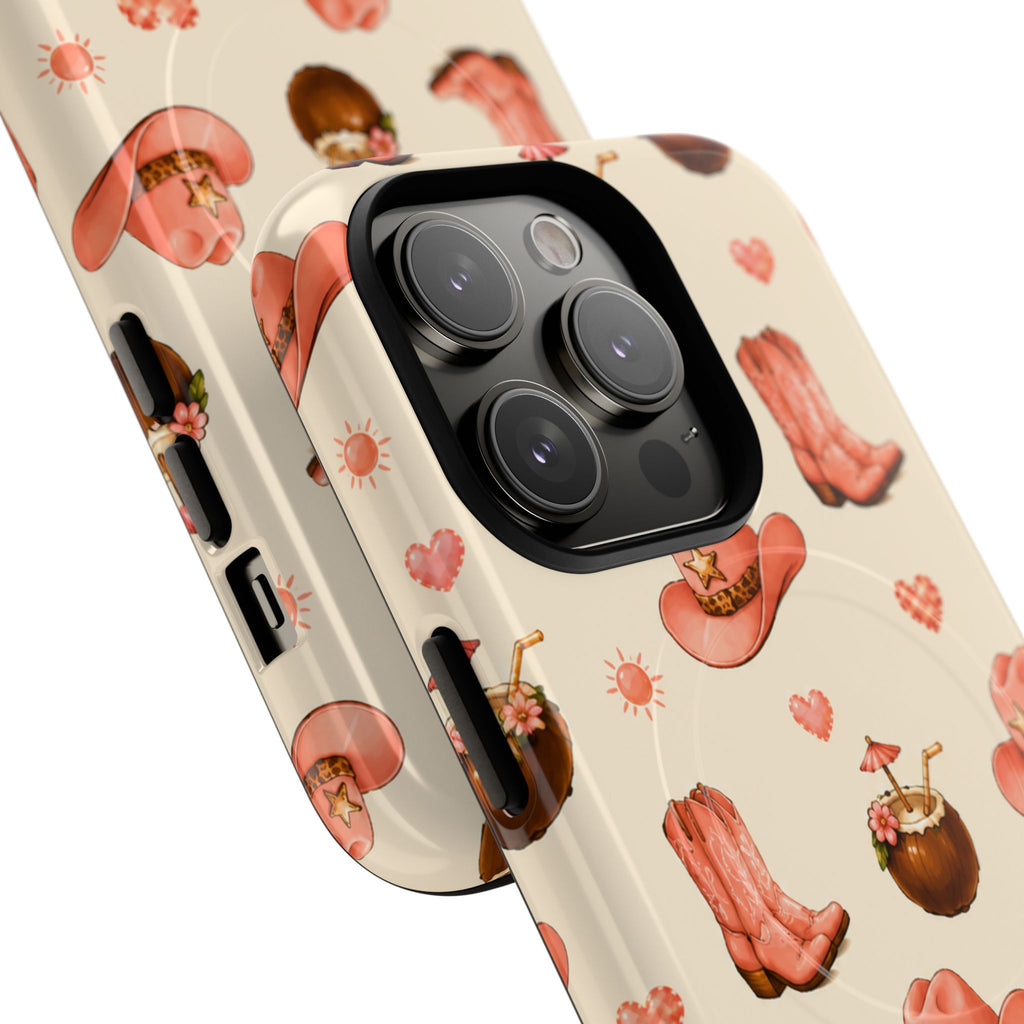 Boots in the Cabana- Tough Magnetic Phone Case