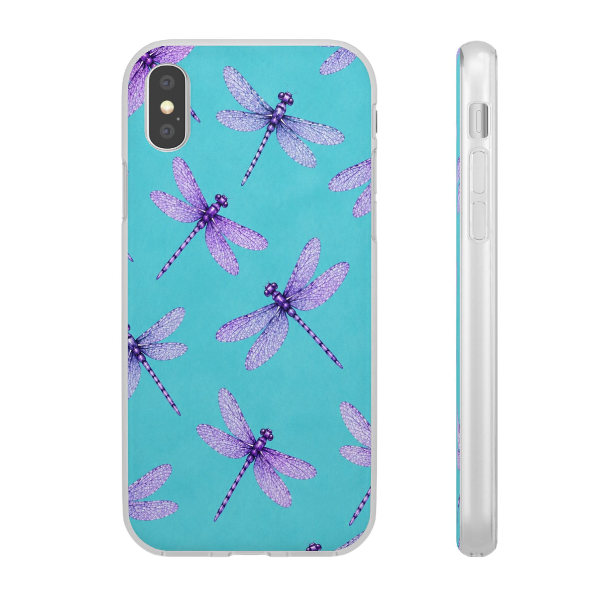 Turquoise Dragonfly Dreams – Flexi iPhone & Samsung Phone Case