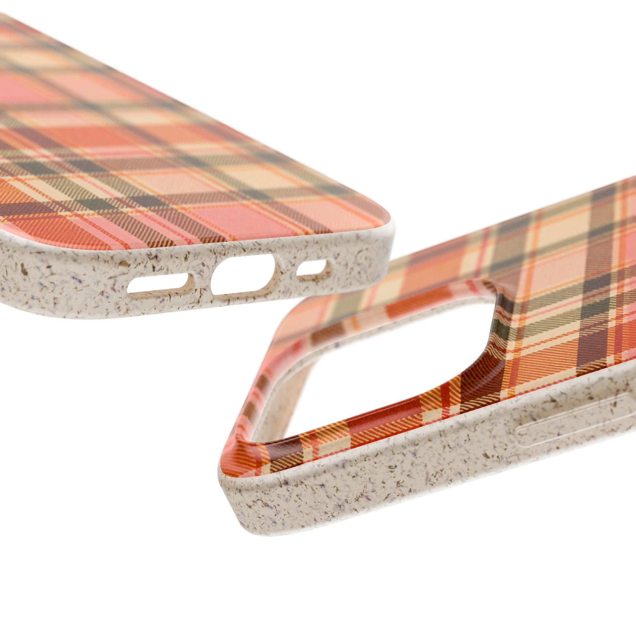 Hello Fall Plaid- Eco-Friendly Biodegradable Phone Case