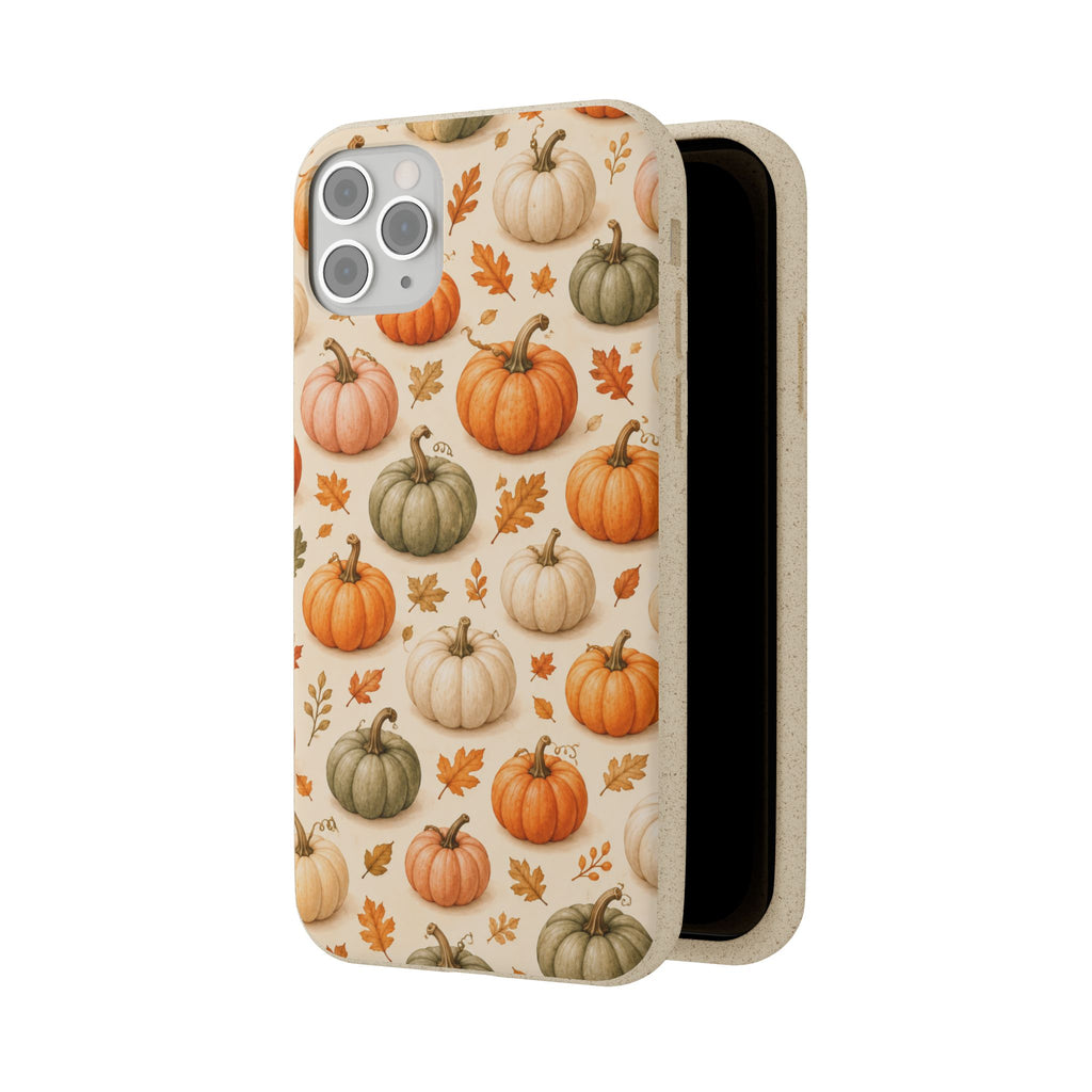 Cabana Pumpkin Patch -Eco-Friendly Biodegradable Phone Case