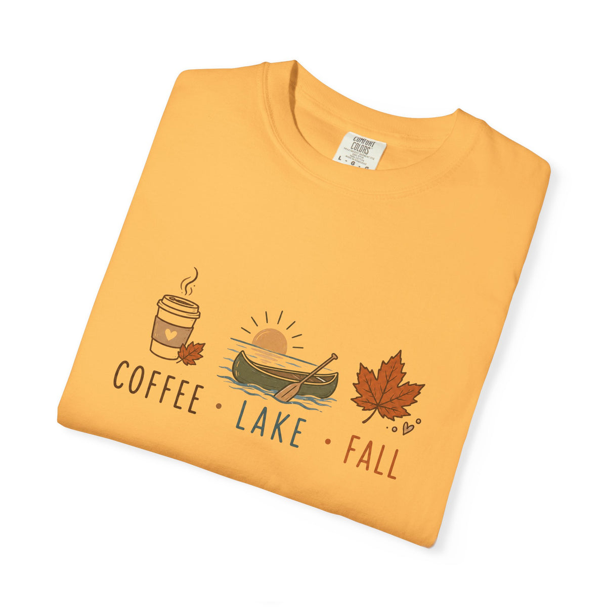 Coffee • Lake • Fall –T-Shirt