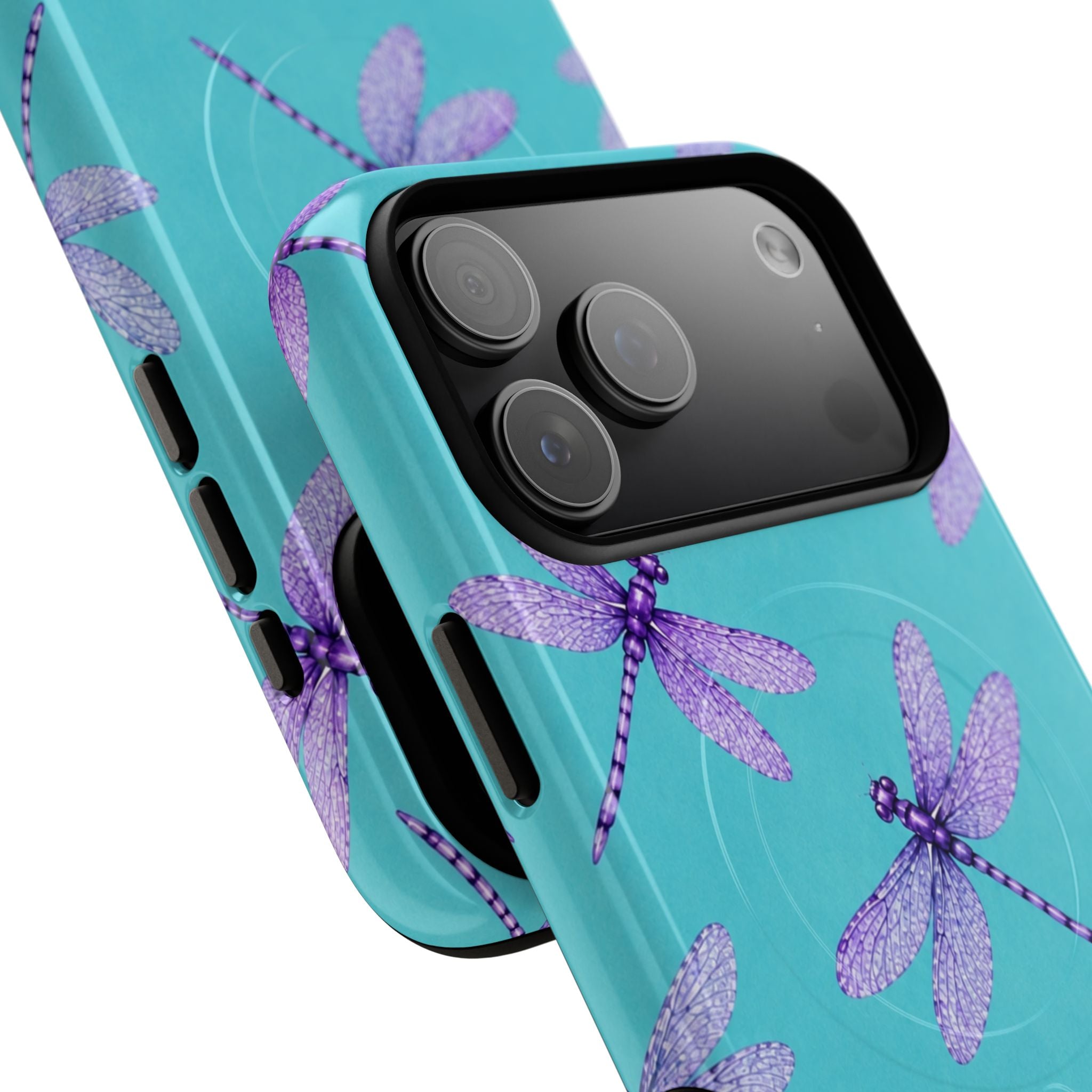 Turquoise Dragonfly Dreams – Tough Magnetic Phone Case