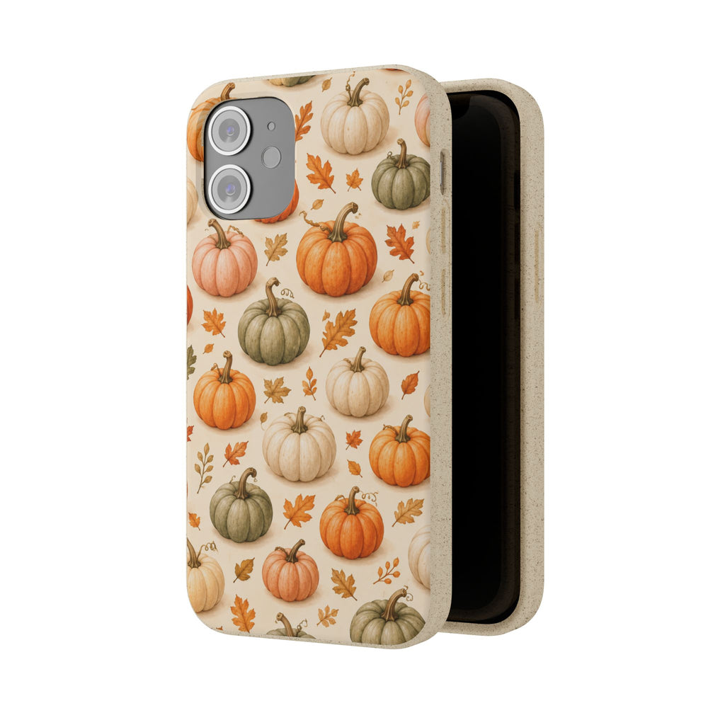 Cabana Pumpkin Patch -Eco-Friendly Biodegradable Phone Case