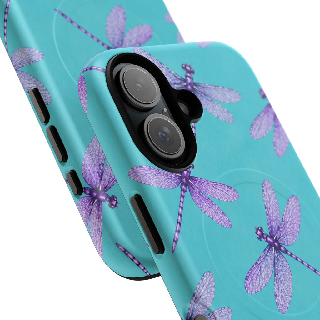Turquoise Dragonfly Dreams – Tough Magnetic Phone Case