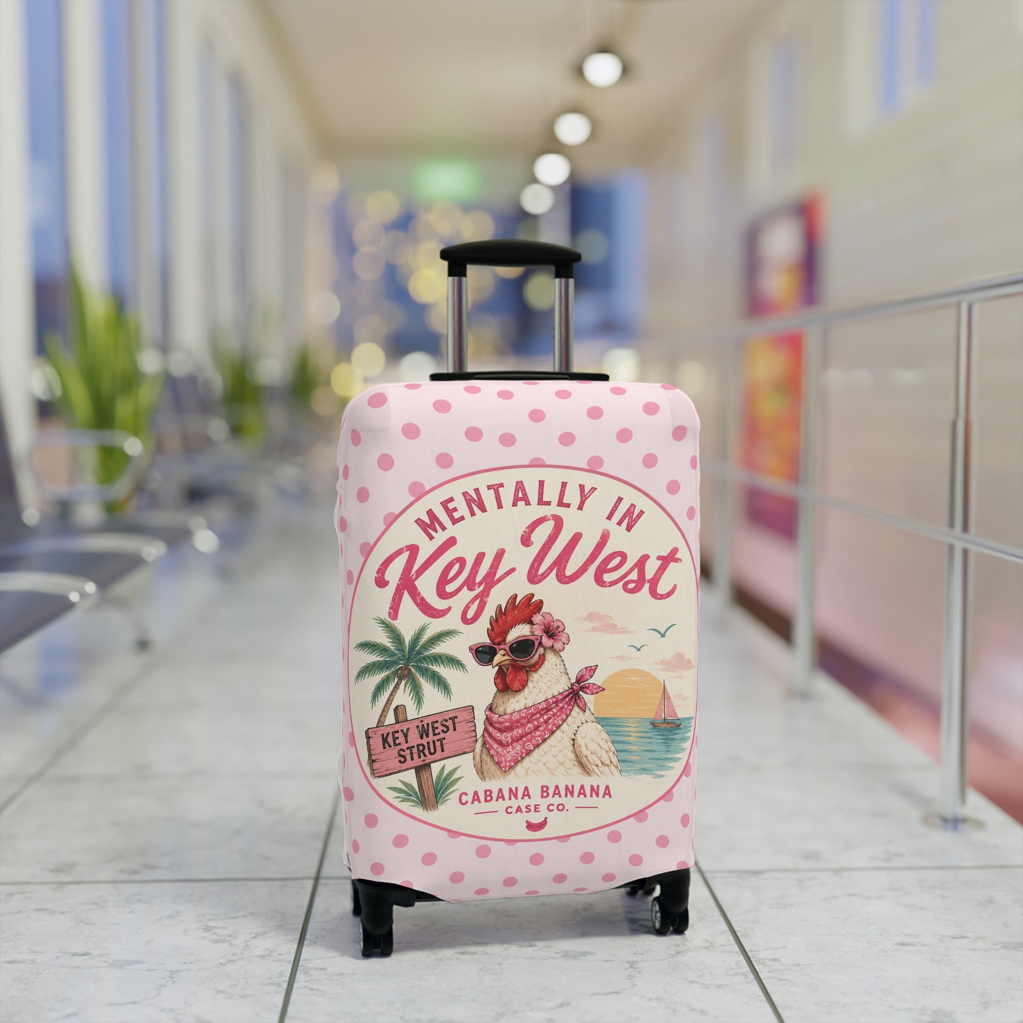 Mentally in Key West-Luggage Protector