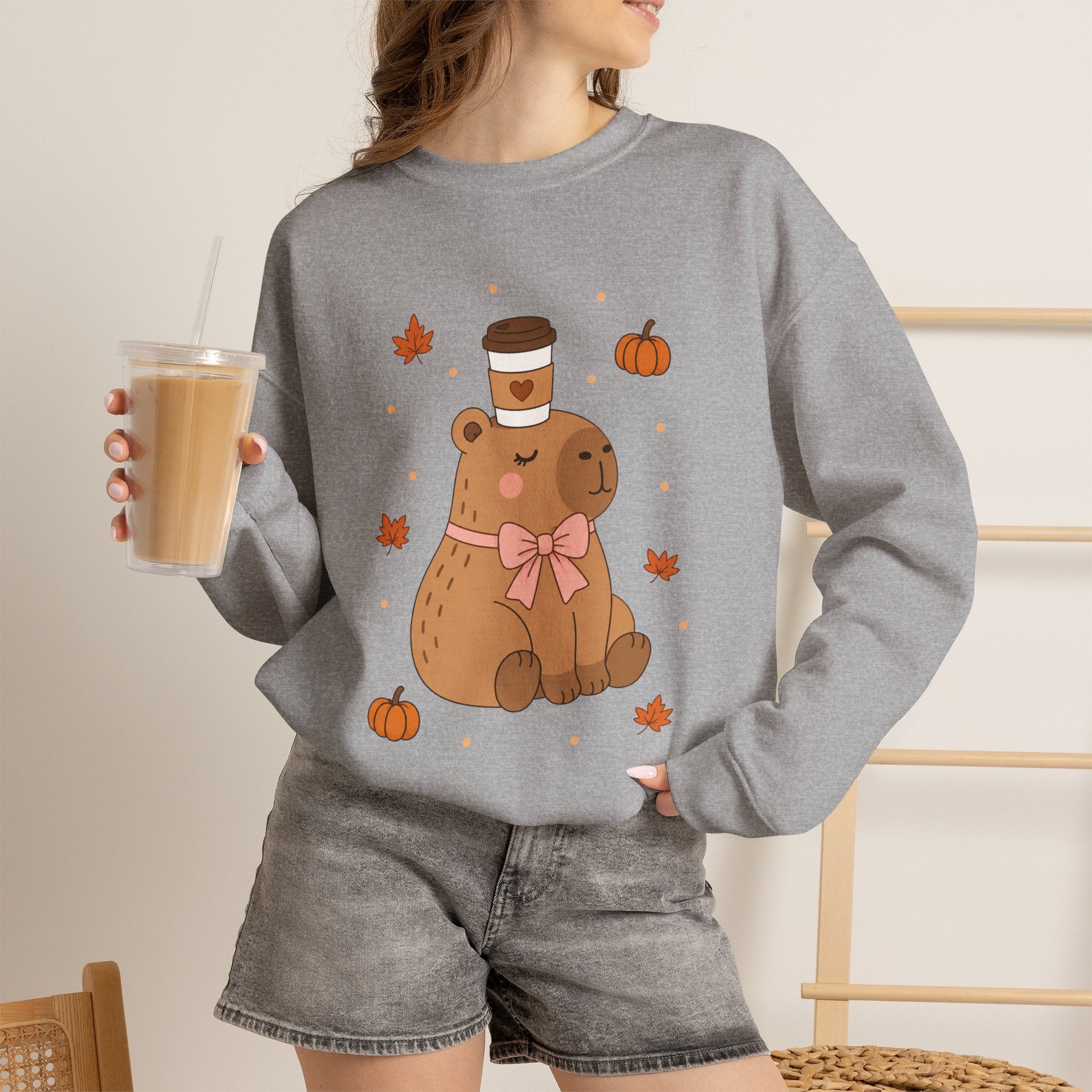 Pumpkin Patch Capy – Sweatshirt