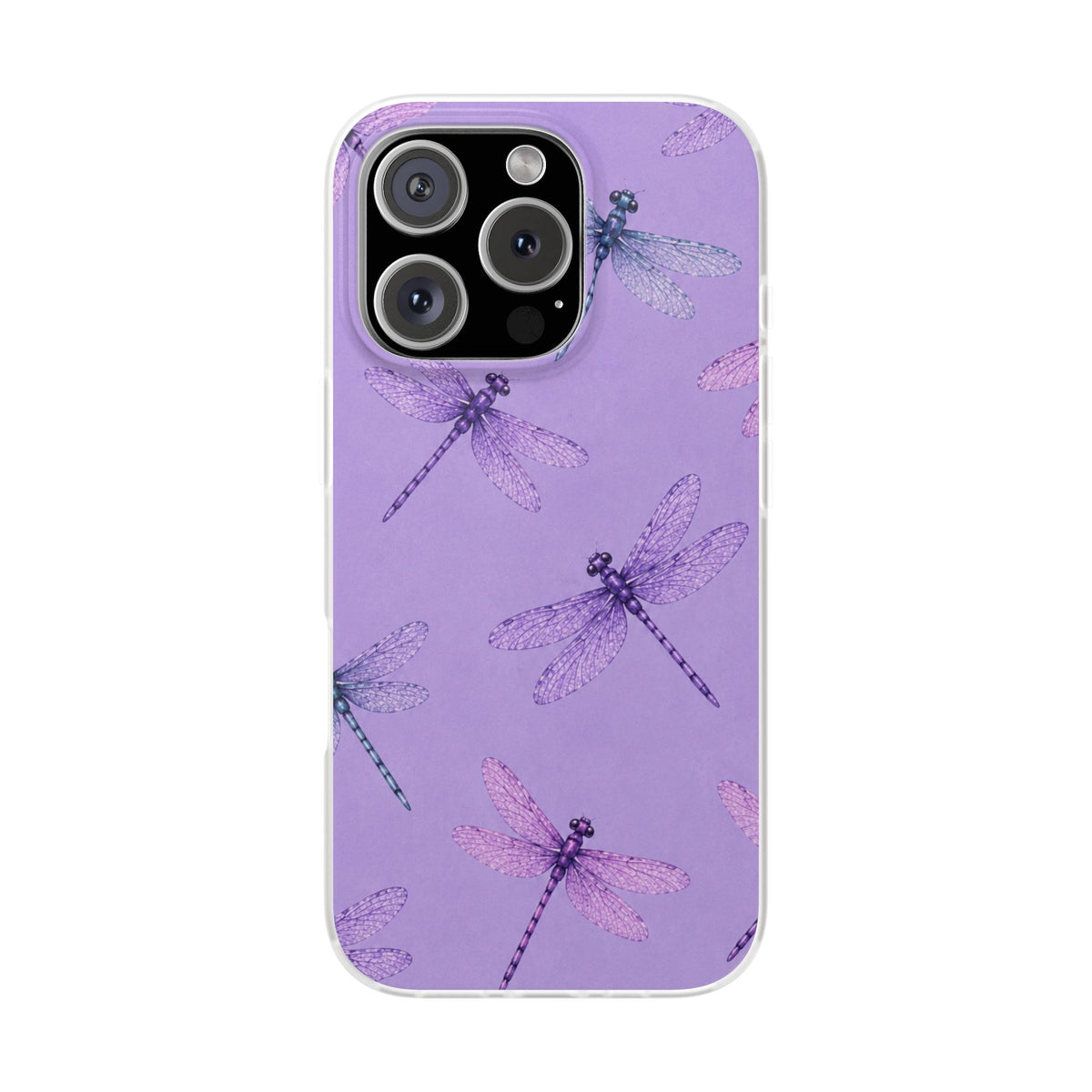 Lavender Dragonfly Dreams-Flexi iPhone & Samsung Phone Case