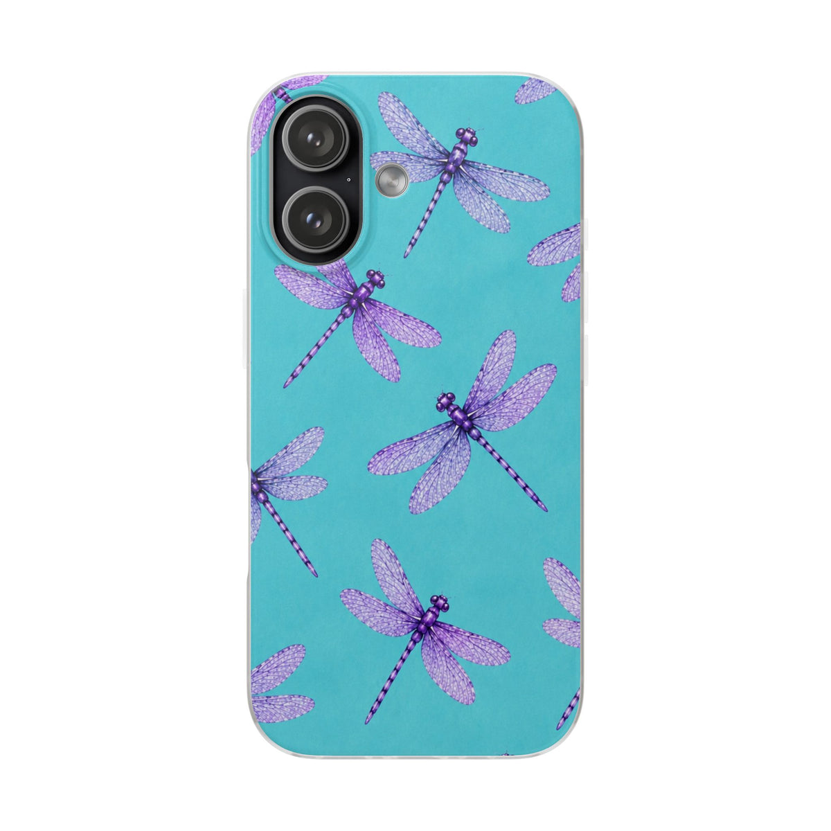Turquoise Dragonfly Dreams – Flexi iPhone & Samsung Phone Case