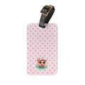 Pink Piggie Confetti-Luggage Tag