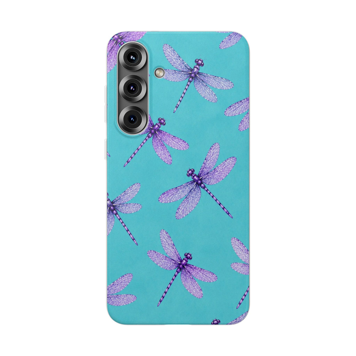 Turquoise Dragonfly Dreams – Flexi iPhone & Samsung Phone Case