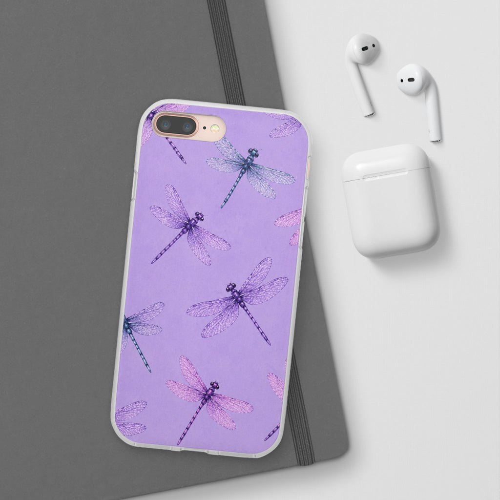 Lavender Dragonfly Dreams-Flexi iPhone & Samsung Phone Case