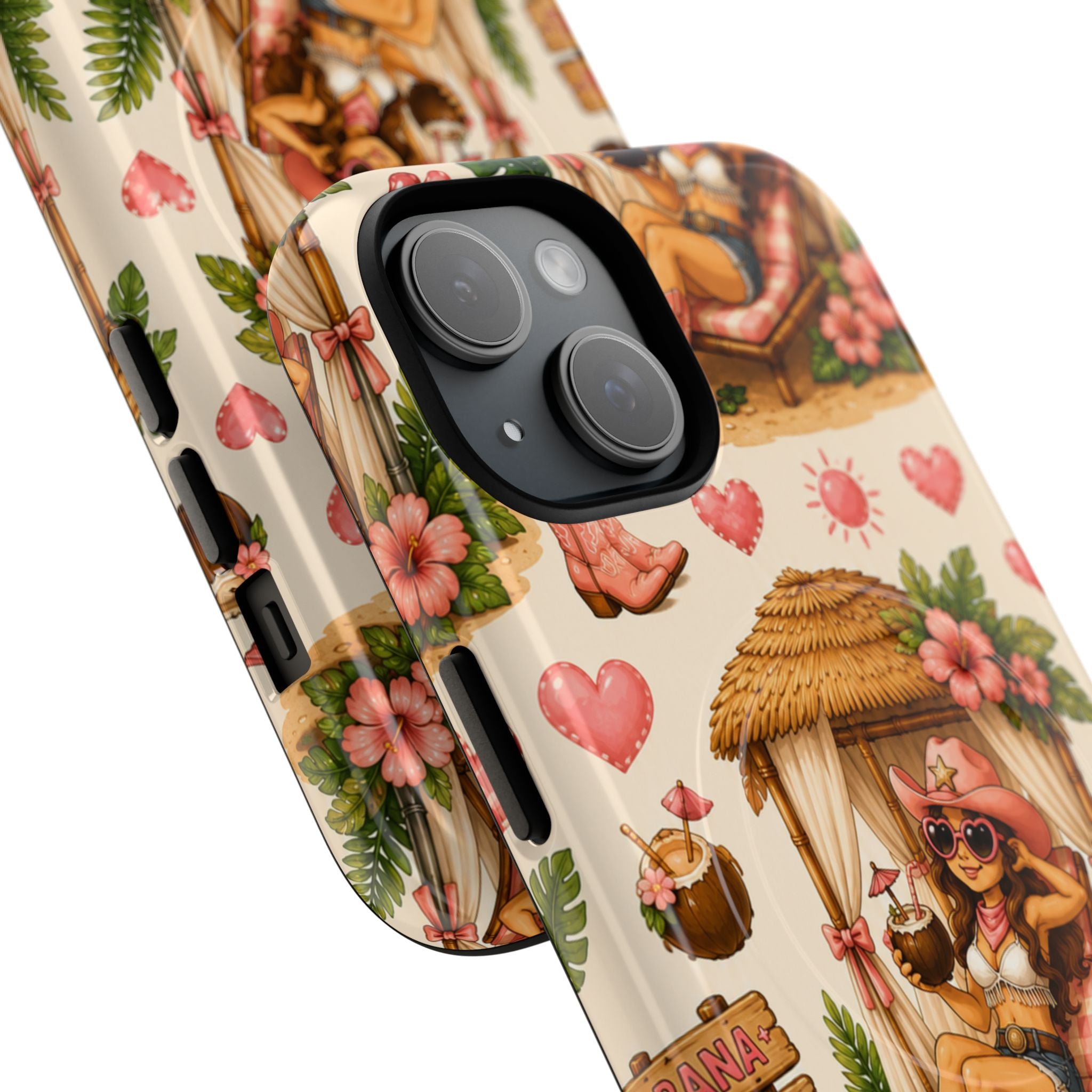 Cabana Cowgirl- Tough Magnetic Phone Case
