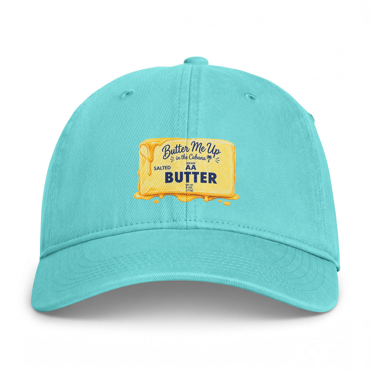 Butter Me Up In The Cabana — Coastal Washed Baseball Hat