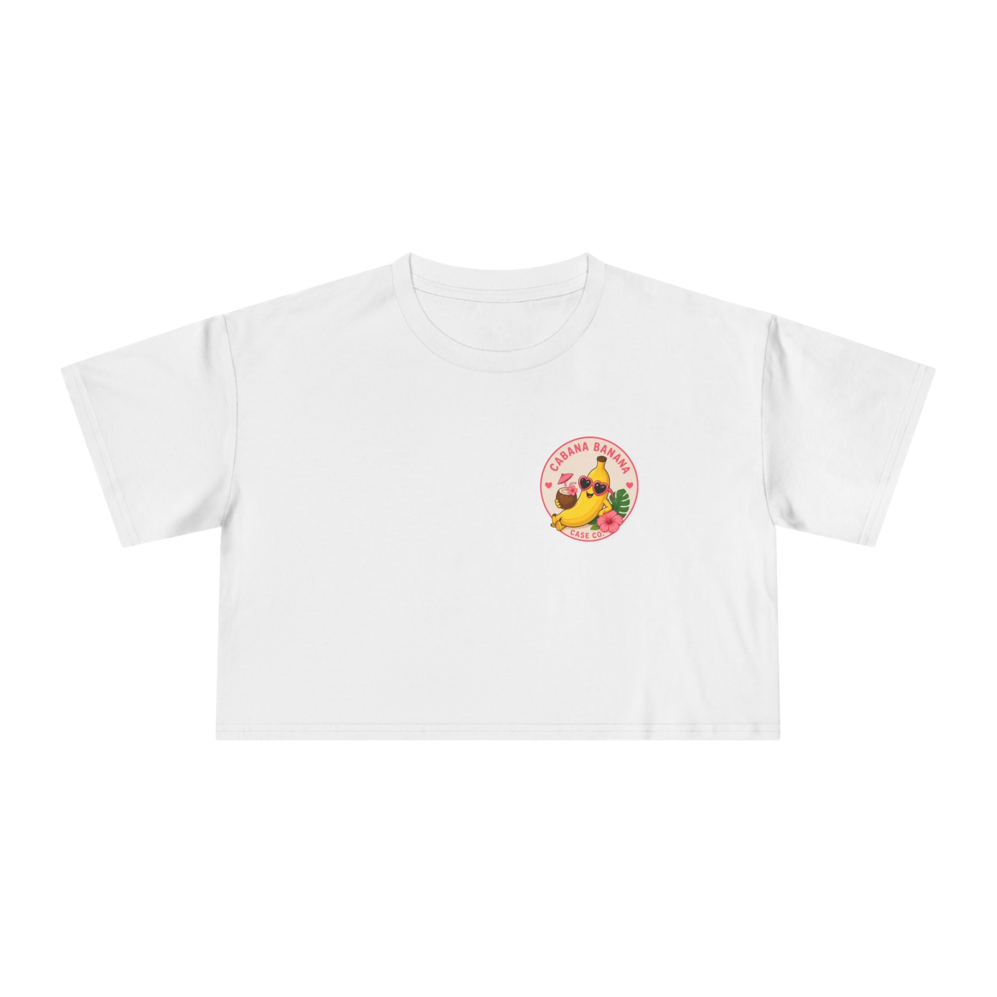 Cabana Banana- Crop Tee