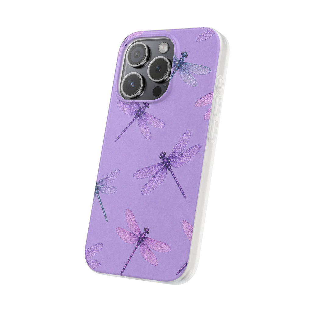 Lavender Dragonfly Dreams-Flexi iPhone & Samsung Phone Case