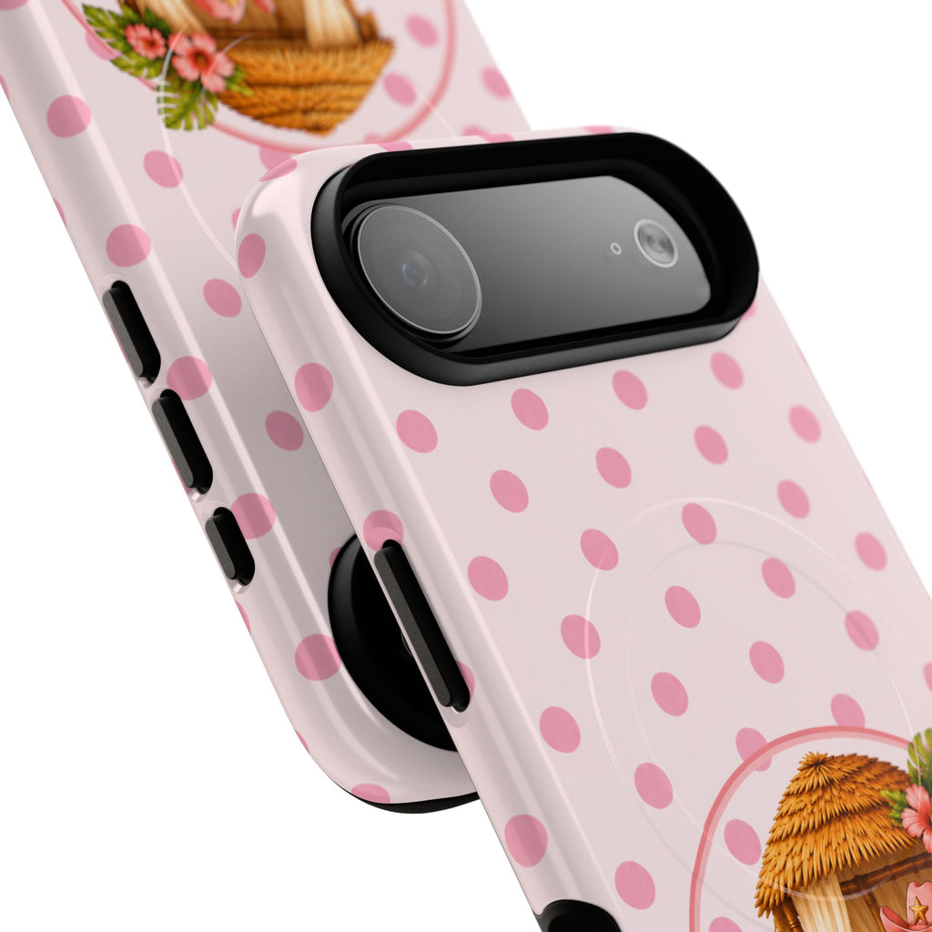 Cabana Cowgirl in Pink-Tough Magnetic Phone Case