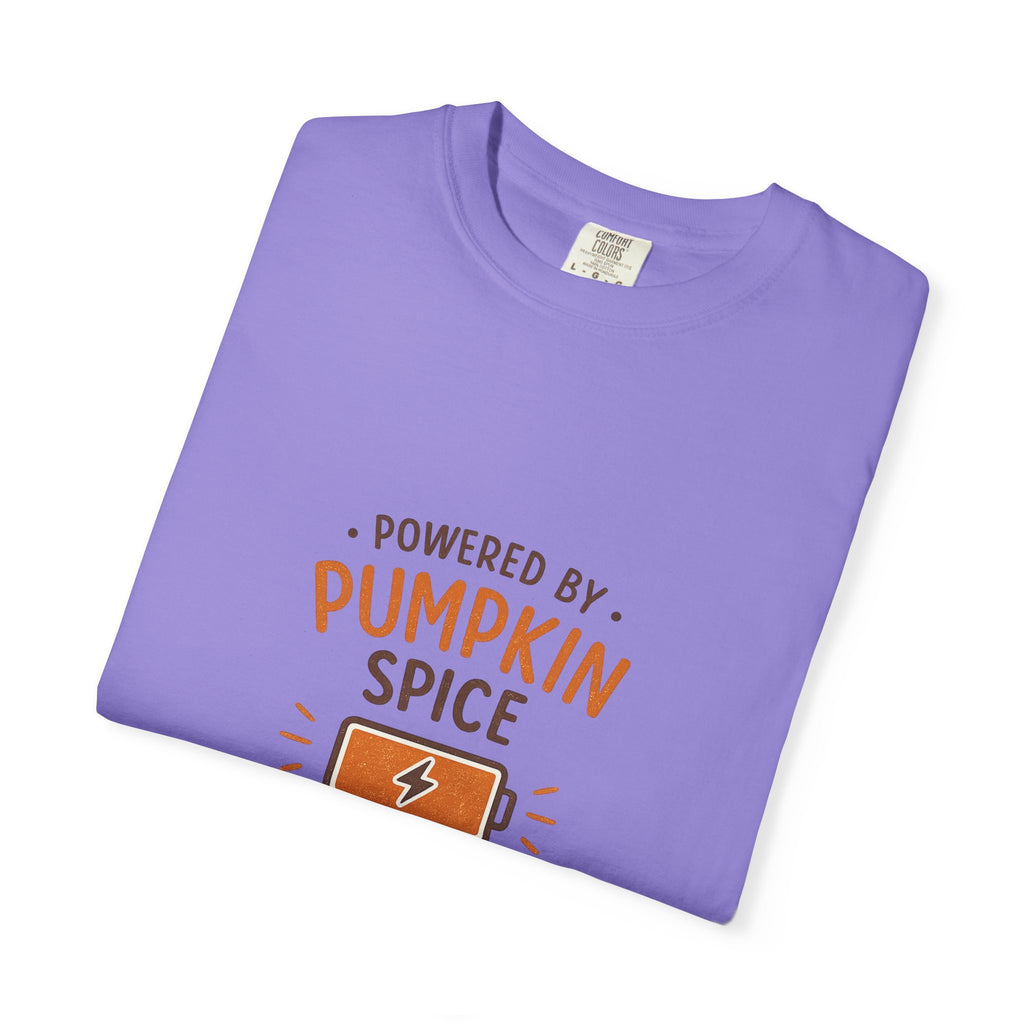 Powered by Pumpkin Spice – Comfort Colors® Tee