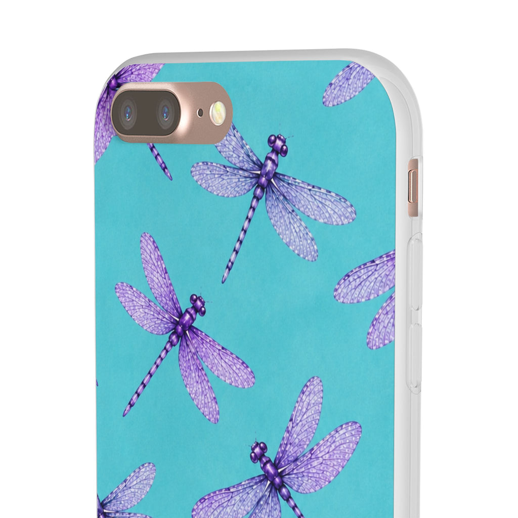 Turquoise Dragonfly Dreams – Flexi iPhone & Samsung Phone Case