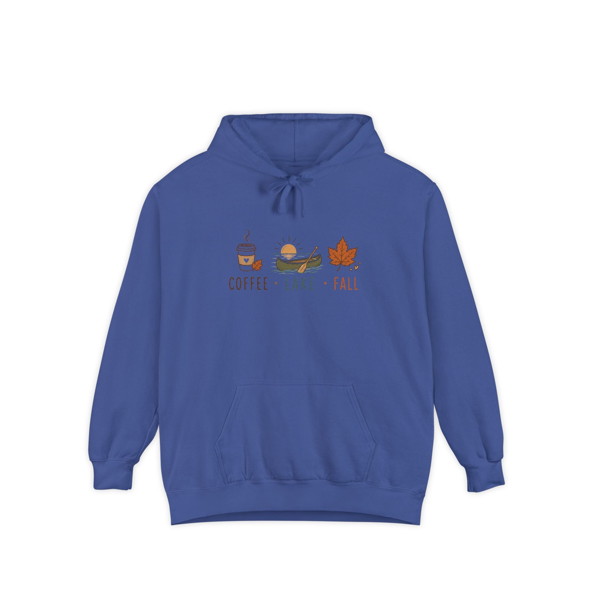 Coffee • Lake • Fall – Comfort Colors® Hoodie