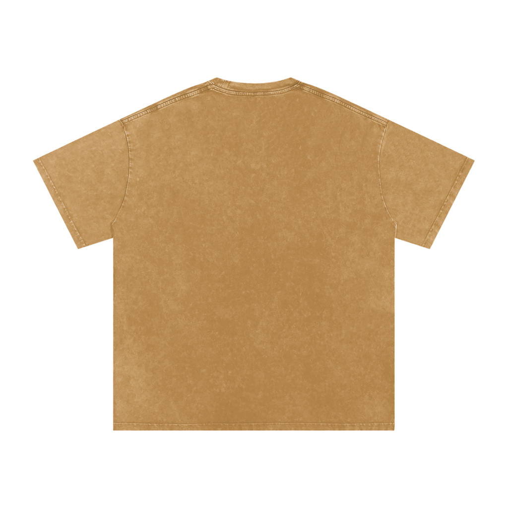 Purrfectly Spooky Snow Washed Oversized Cotton T-Shirt