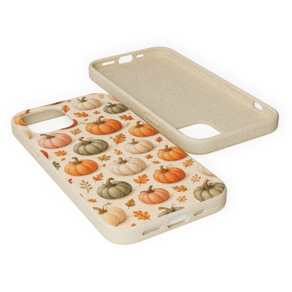 Cabana Pumpkin Patch -Eco-Friendly Biodegradable Phone Case