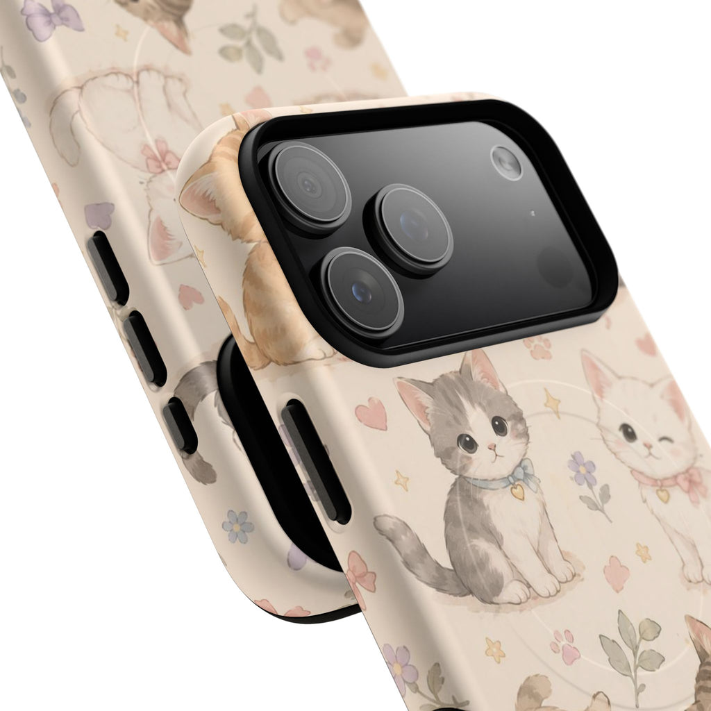 Kitten Cabana Club -Tough Magnetic Phone Case