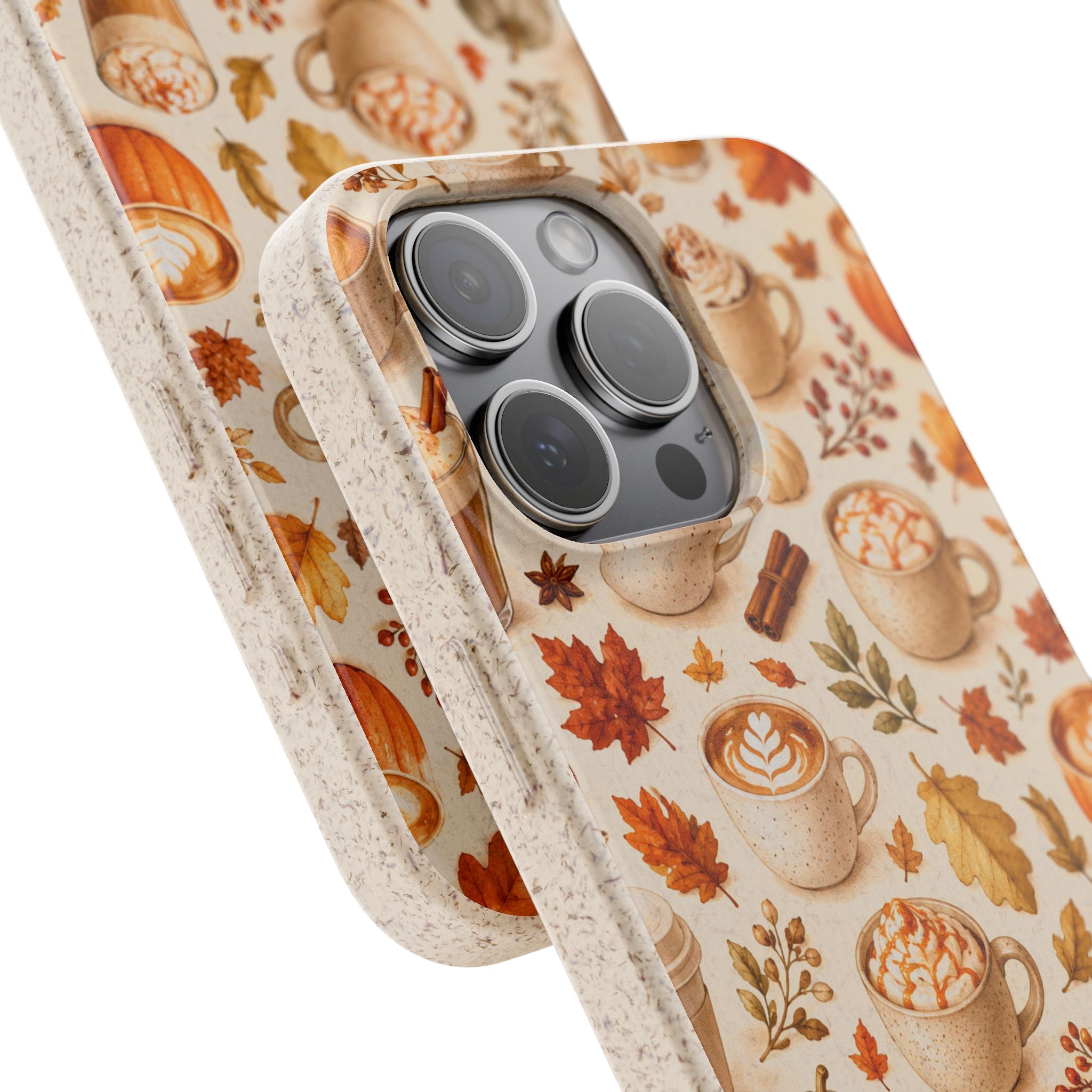 Fall in Love Latte- Eco-Friendly Biodegradable Phone Case