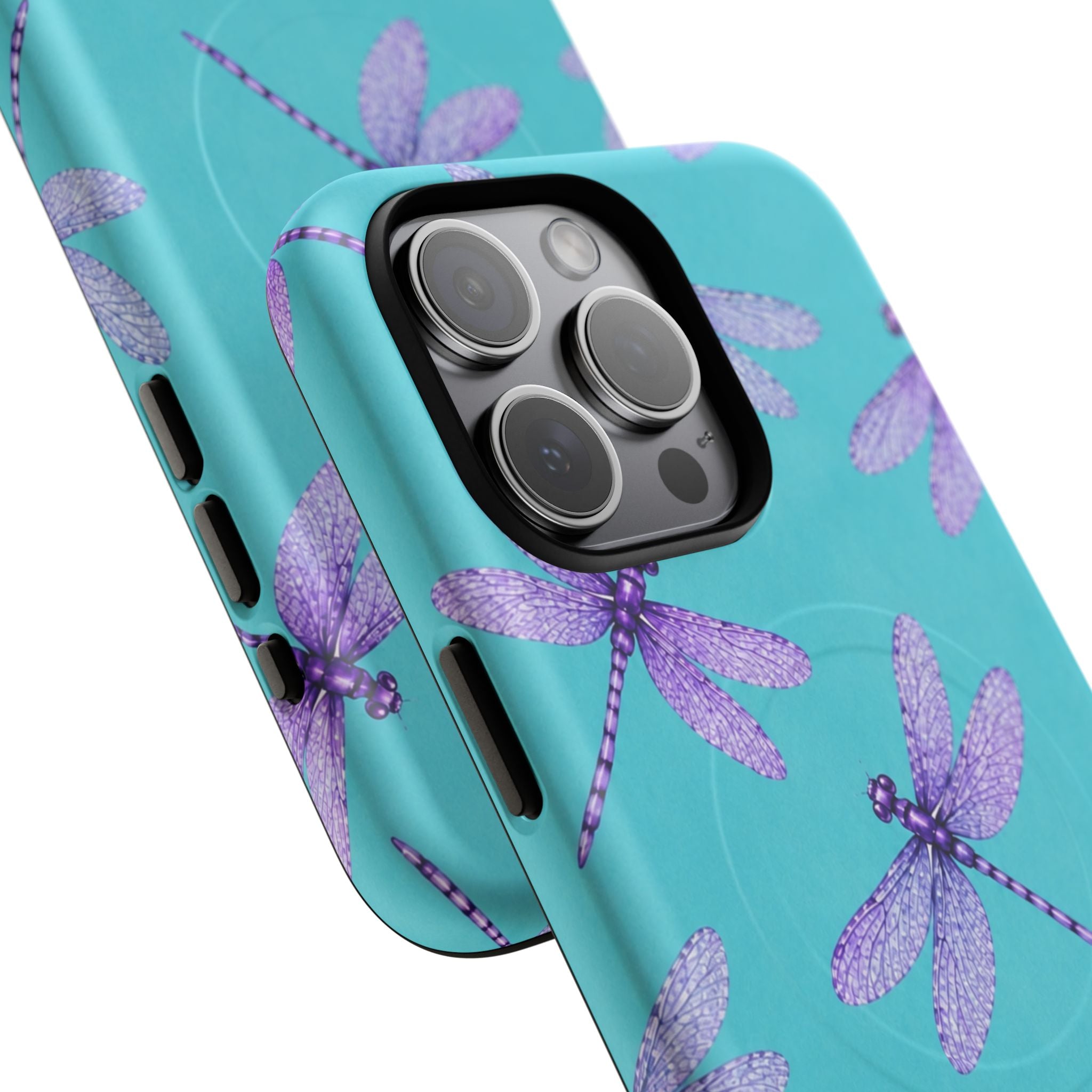 Turquoise Dragonfly Dreams – Tough Magnetic Phone Case