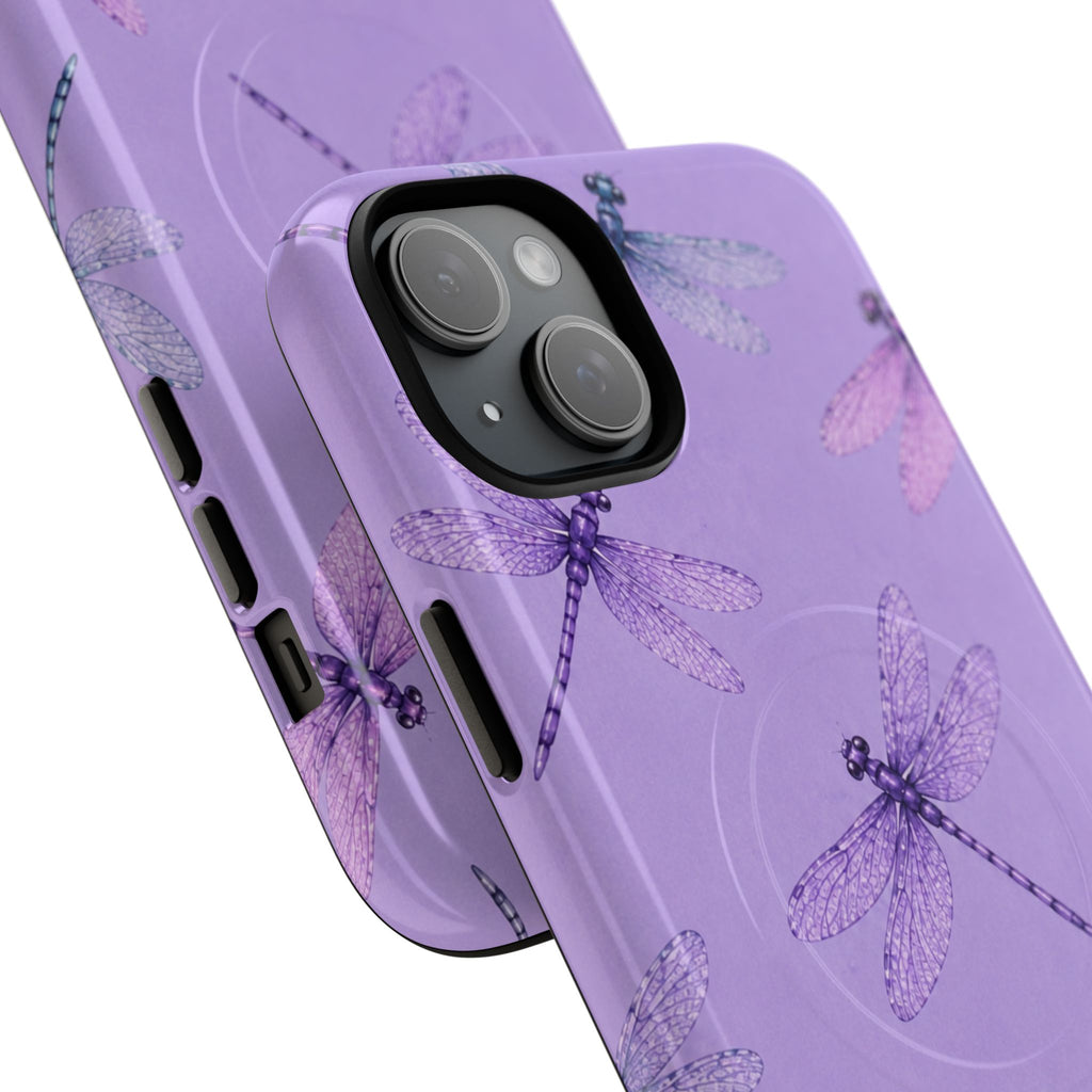 Lavender Dragonfly Dreams – Tough Magnetic Phone Case