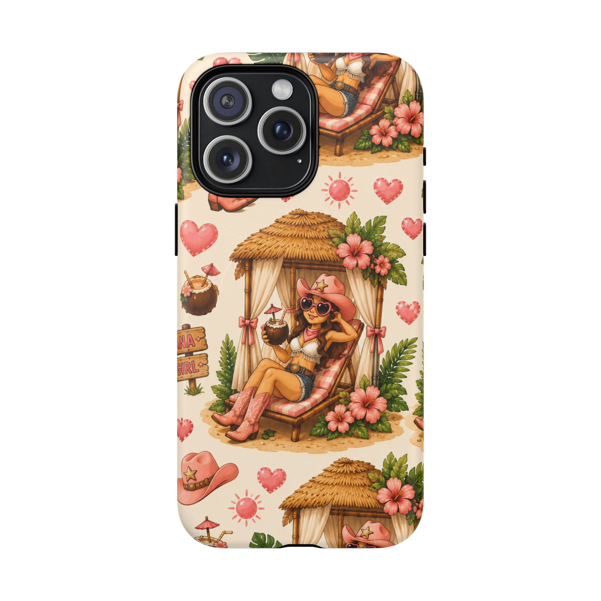 Cabana Cowgirl- Tough Magnetic Phone Case
