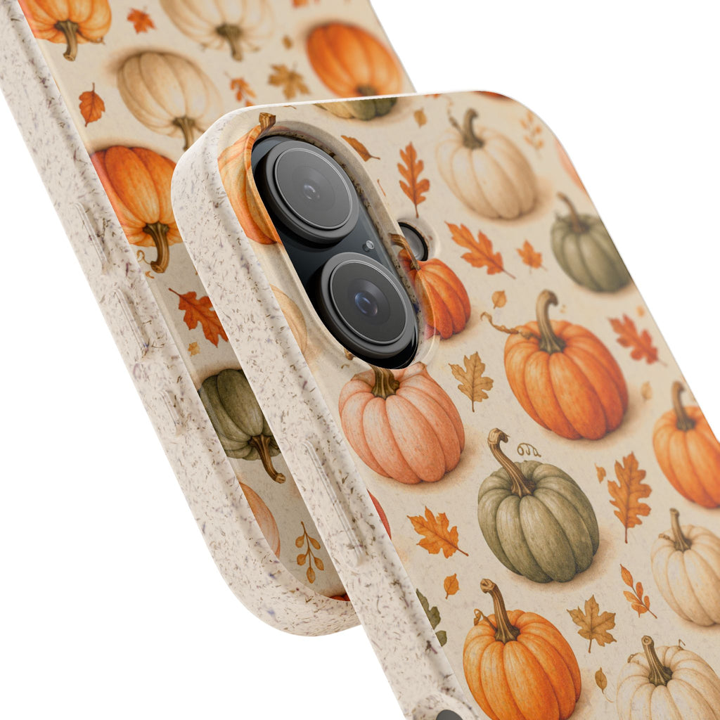 Cabana Pumpkin Patch -Eco-Friendly Biodegradable Phone Case