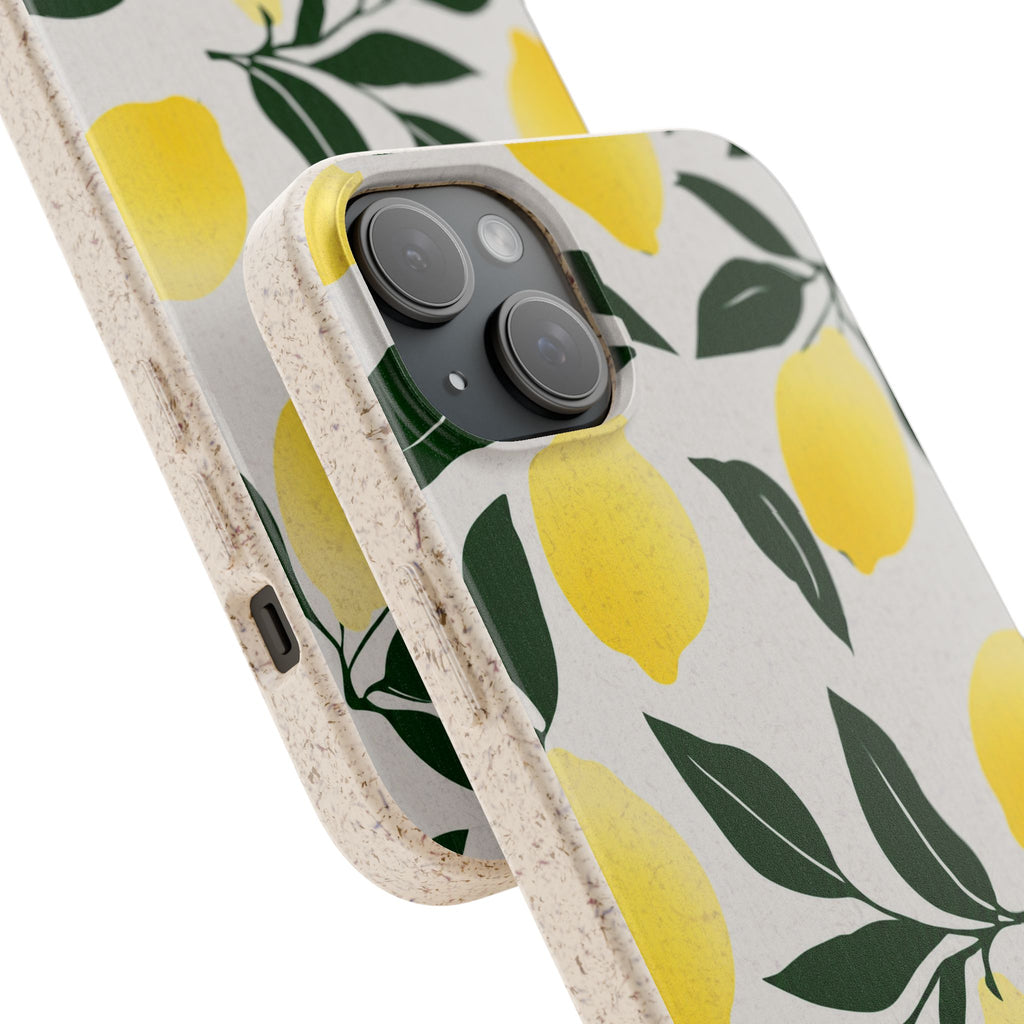 Lemon Escape - Eco-Friendly Biodegradable Phone Case