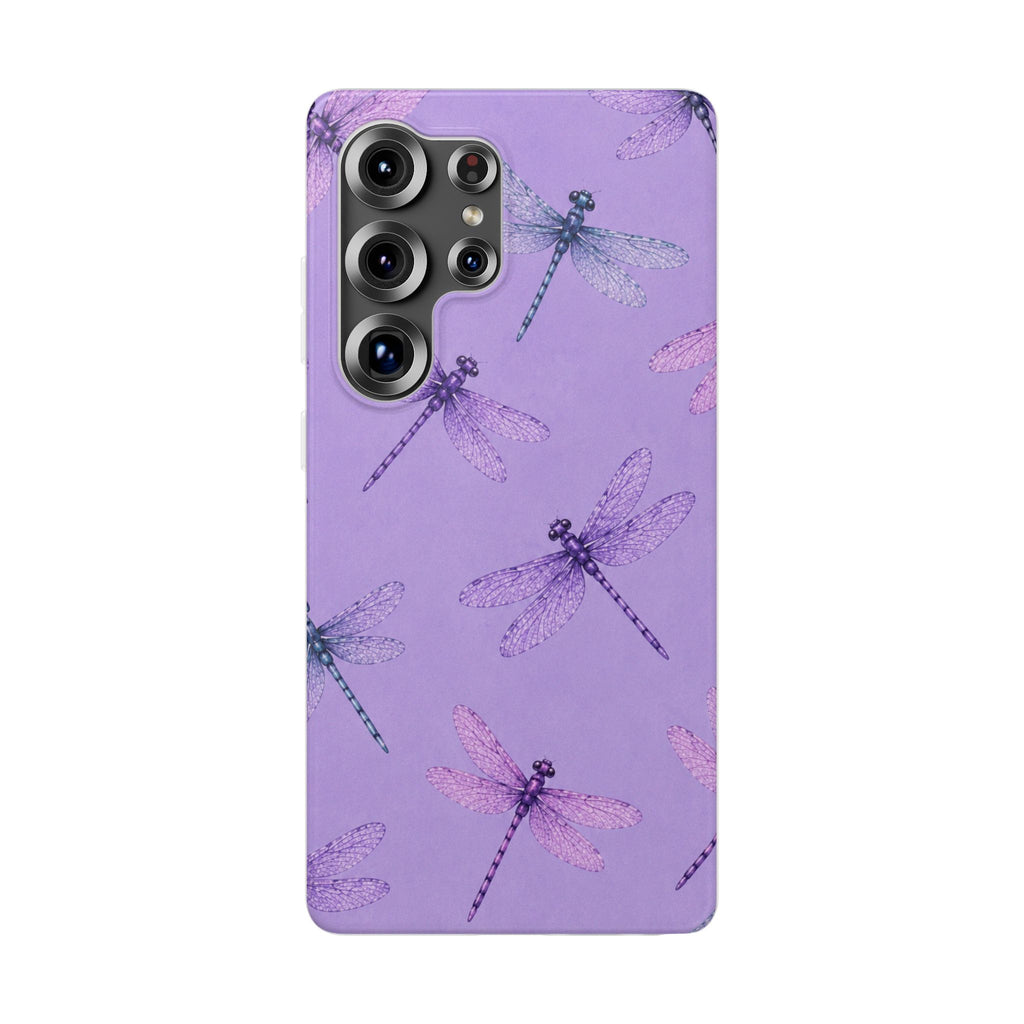 Lavender Dragonfly Dreams-Flexi iPhone & Samsung Phone Case