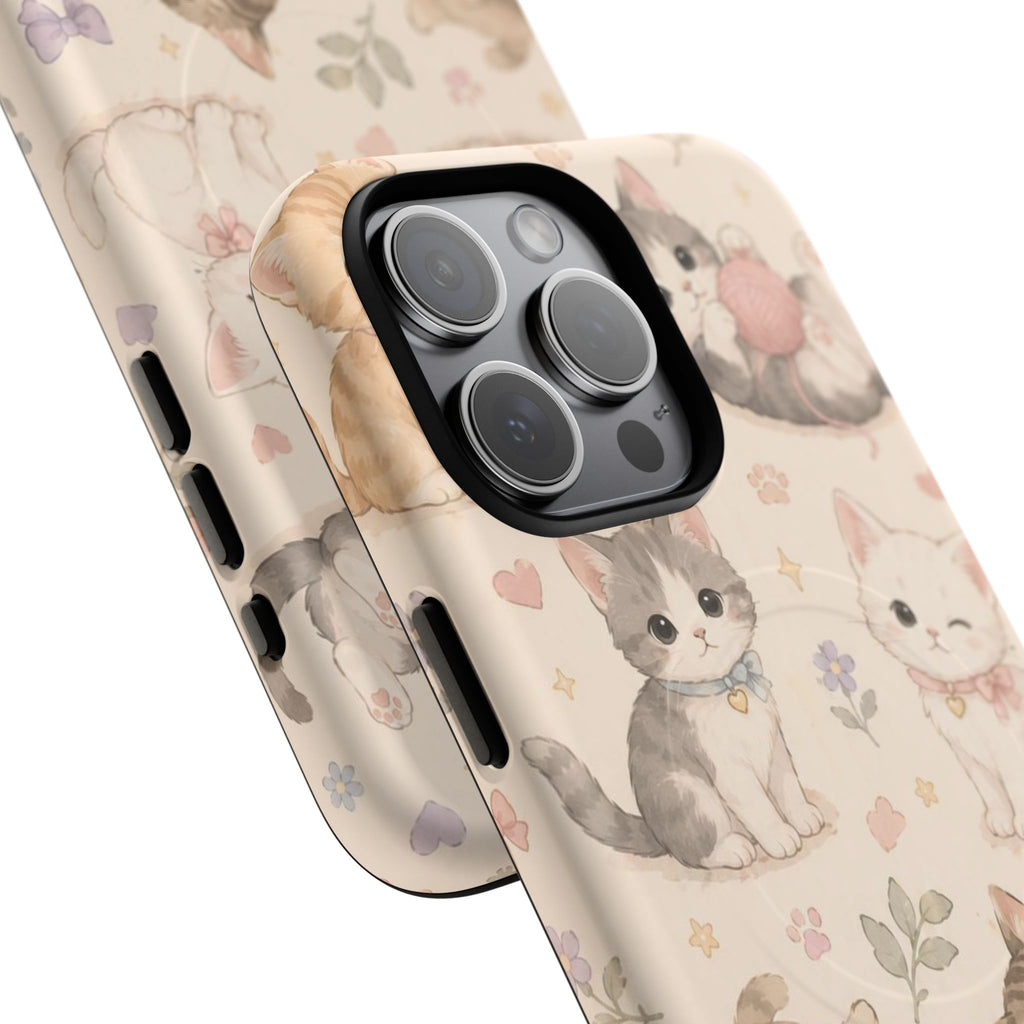Kitten Cabana Club -Tough Magnetic Phone Case