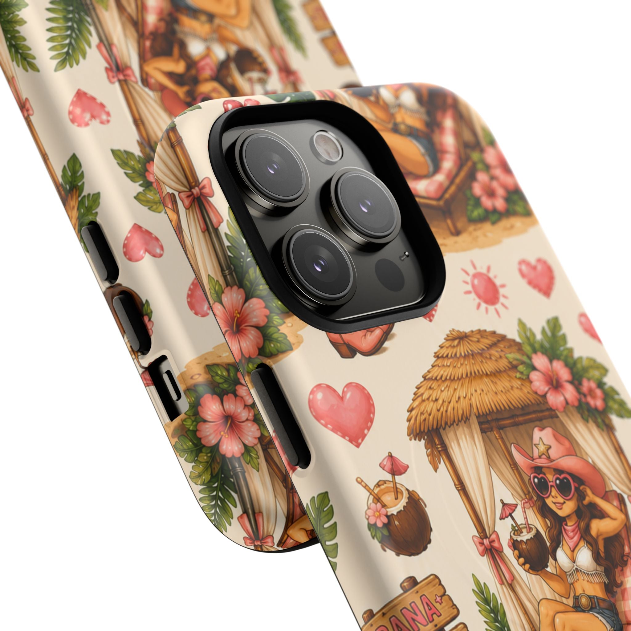 Cabana Cowgirl- Tough Magnetic Phone Case