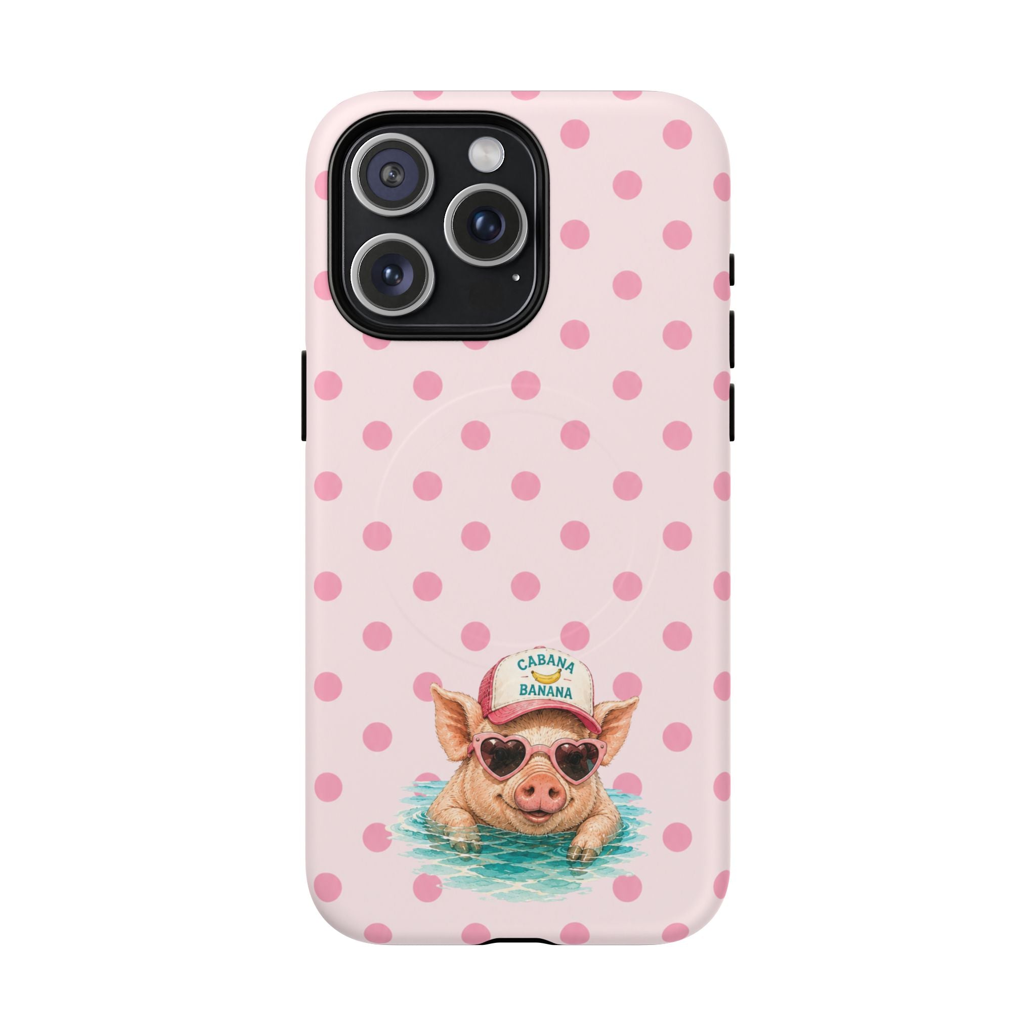 Pink Piggie Confetti- Tough Magnetic Phone Case
