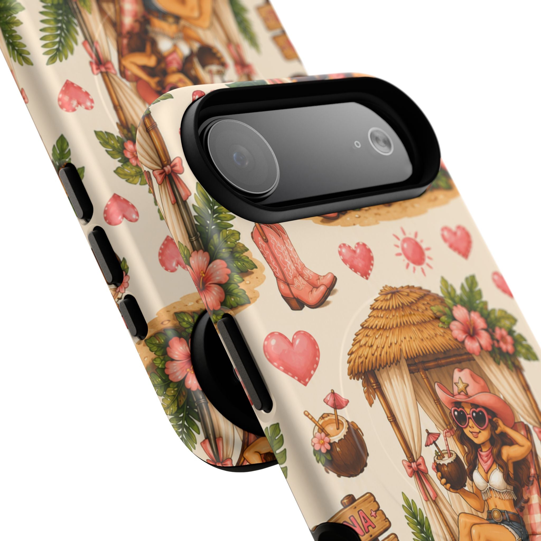 Cabana Cowgirl- Tough Magnetic Phone Case
