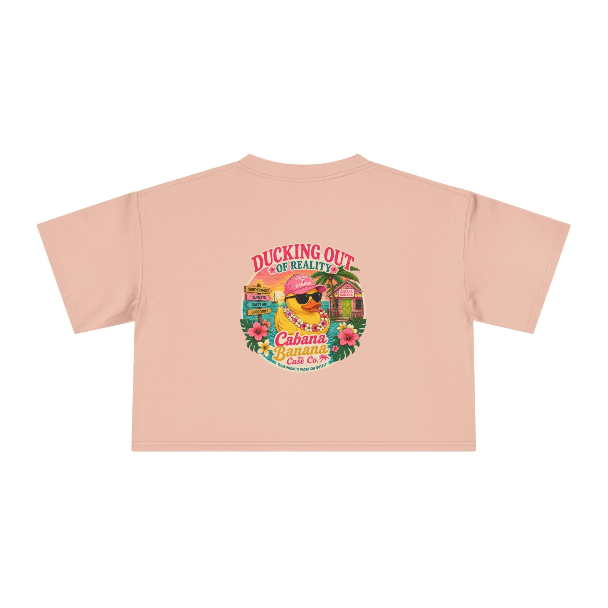 Ducking Out of Reality-Crop Tee Shirt