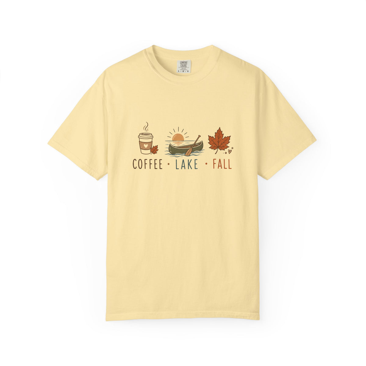 Coffee • Lake • Fall –T-Shirt