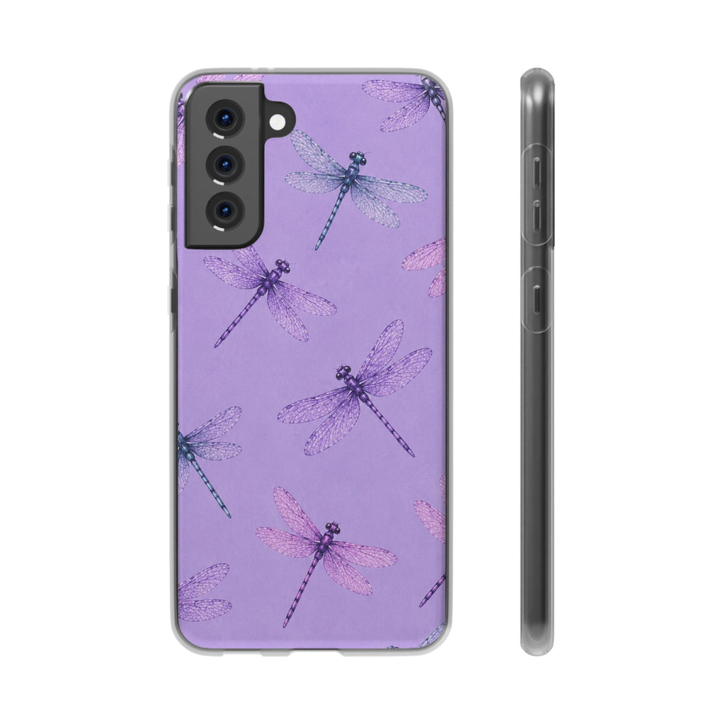 Lavender Dragonfly Dreams-Flexi iPhone & Samsung Phone Case