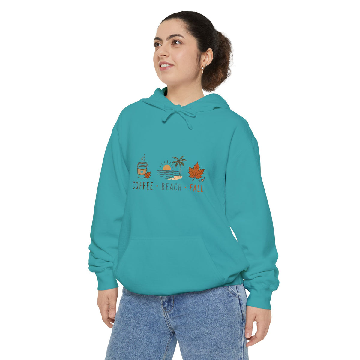 Coffee • Beach • Fall – Comfort Colors® Hoodie