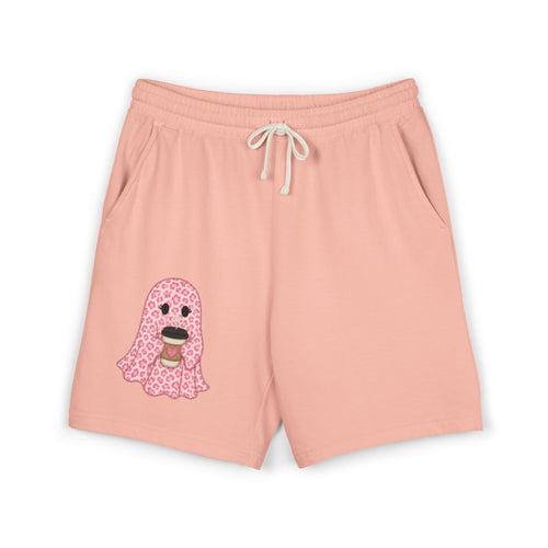 Cabana Boo Crew — Cute Graphic Long Lounge Shorts 👻🩷