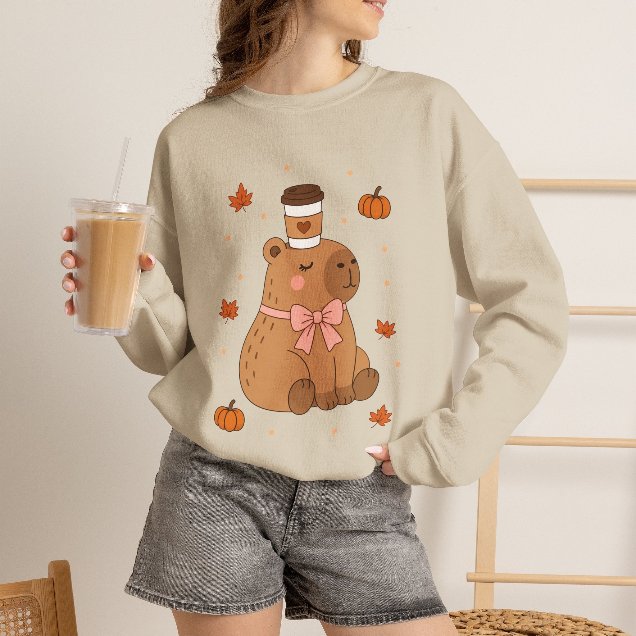 Pumpkin Patch Capy – Sweatshirt