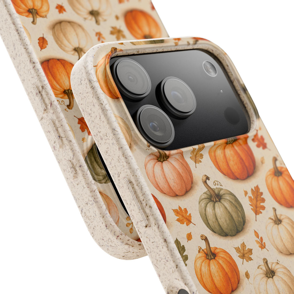 Cabana Pumpkin Patch -Eco-Friendly Biodegradable Phone Case