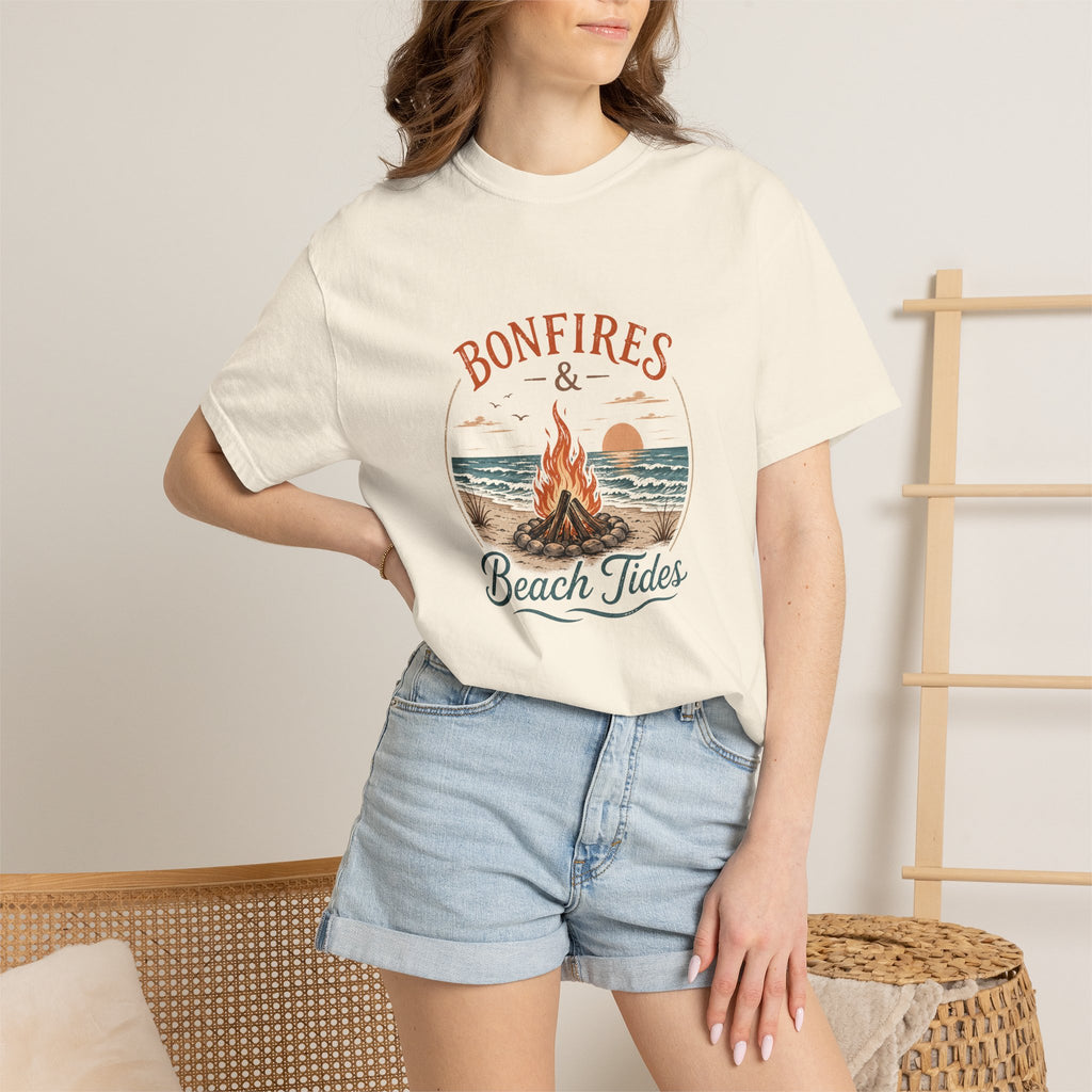 Bonfires & Beach Tides – Comfort Colors® Tee