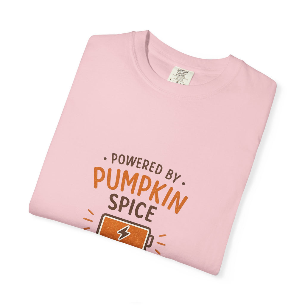 Powered by Pumpkin Spice – Comfort Colors® Tee