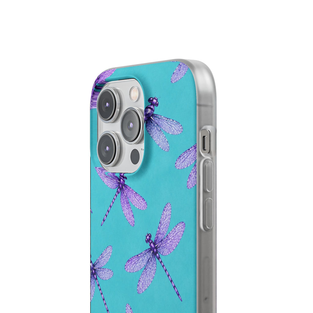 Turquoise Dragonfly Dreams – Flexi iPhone & Samsung Phone Case