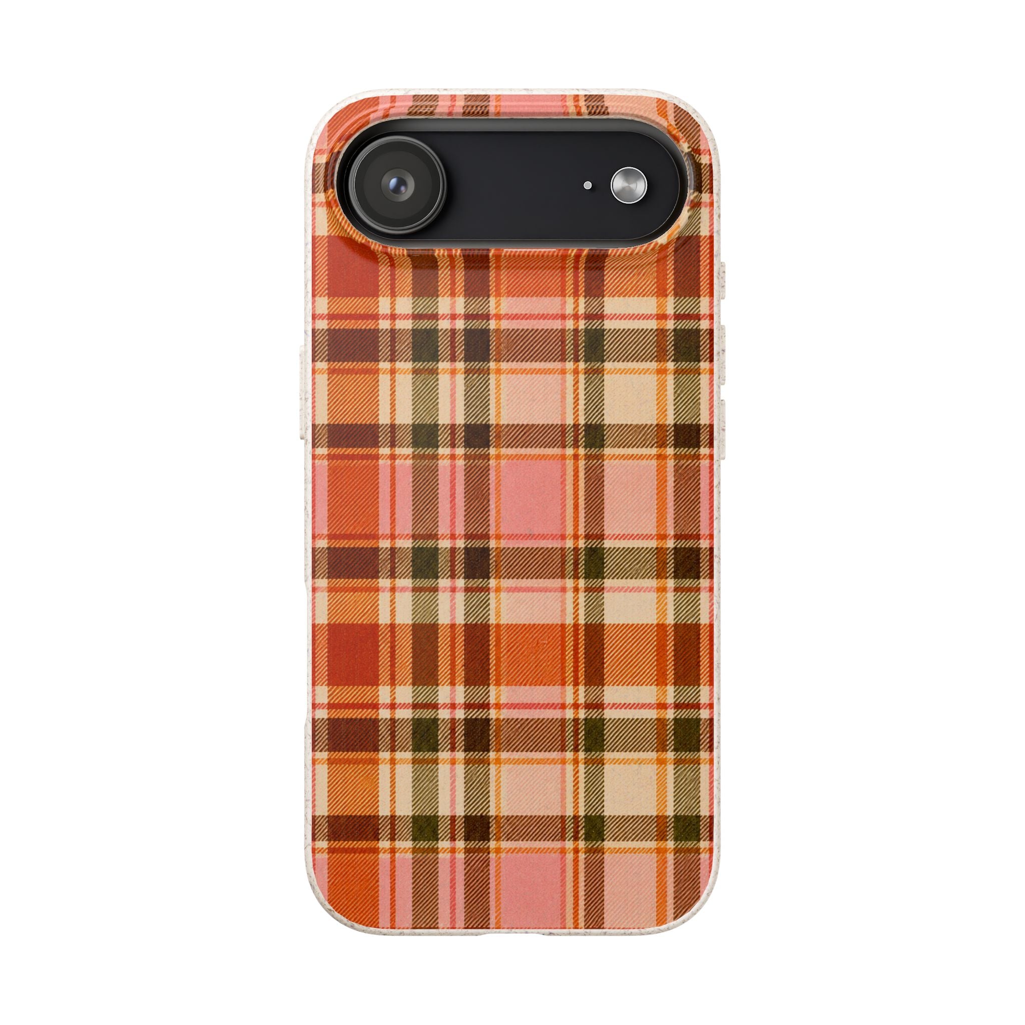 Hello Fall Plaid- Eco-Friendly Biodegradable Phone Case